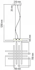 Подвесной светильник Horoz Electric Asfor-85 HRZ00002299