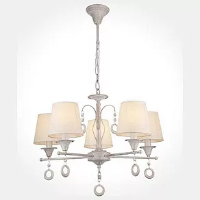 Подвесная люстра Eurosvet 60028 60028/5 белый с золотом