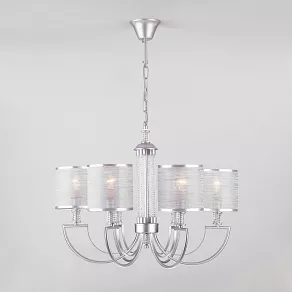 Подвесная люстра Eurosvet Licata 60099/6 серебро