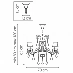 Подвесная люстра Osgona Nativo 715087