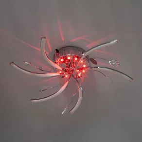 Потолочная люстра Eurosvet Windmill 90125/6 хром 45W