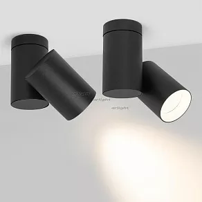 Светильник на штанге Arlight SP-POLO-SURFACE-TURN-R85-15W Warm3000 (BK-WH, 40 deg) 027567