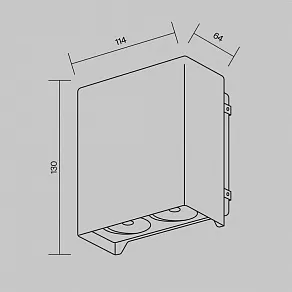 Накладной светильник Maytoni Shell O570WL-L20B3K