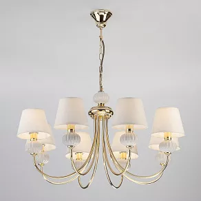 Подвесная люстра Eurosvet Mella 60072/8 золото
