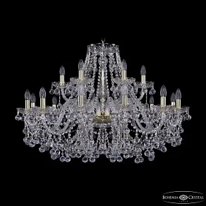 Подвесная люстра Bohemia Ivele Crystal 1409 1409/12+6/360 G