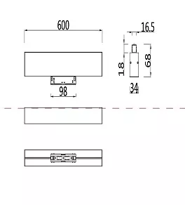 Накладной светильник Maytoni BASIS TR012-2-20W4K-B