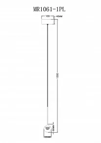 Подвесной светильник MyFar Kollins MR1061-1PL
