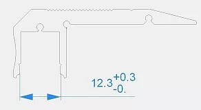 Профиль накладной Deko-Light AL-02-10 970524
