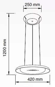 Подвесной светильник Horoz Electric Deluxe-35 HRZ00002267