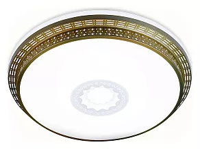 Накладной светильник Ambrella Orbital Design F130 WH GD 72W D500