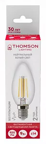 Лампа светодиодная Thomson Filament Candle E14 9Вт 4500K TH-B2070