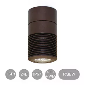Потолочный светильник ABC Lighting EM1 Ceil цветной RGBW PWM 16Вт 24В