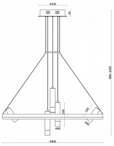 Подвесная люстра F-promo Daur 3097-8P