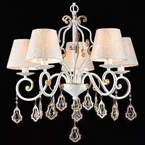 Подвесная люстра Natali Kovaltseva Grace Grace 10427/5C WHITE GOLD