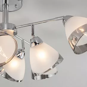 Люстра на штанге Eurosvet Paola 30126/8 хром