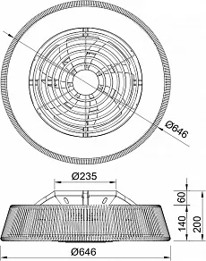 Светильник с вентилятором Mantra (люстры-вентиляторы) Polinesia 8227