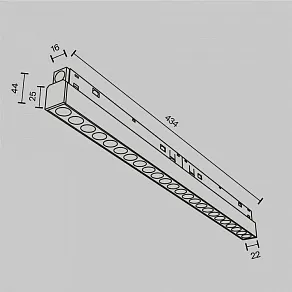 Встраиваемый светильник Maytoni Points TR031-4-24W3K-M-DS-W