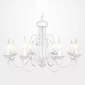 Подвесная люстра Eurosvet 60050 60050/8 глянцевый белый