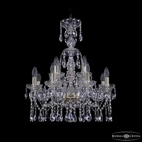 Подвесная люстра Bohemia Ivele Crystal 1413 1413/8+4/200/XL-66 G