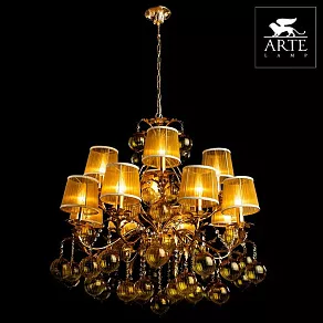 Подвесная люстра Arte Lamp Monarch A1199LM-8-4GO