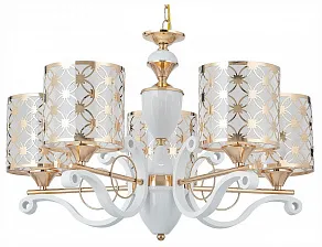 Подвесная люстра Arte Milano Florentia-3097 303097/5 Wh/Gd