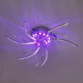 Потолочная люстра Eurosvet Windmill 90125/6 хром 45W