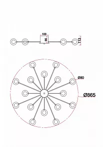 Потолочная люстра Freya Celebrity FR5242CL-16B1