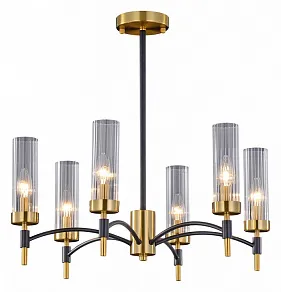 Люстра на штанге ILLUMICO BRASS TUBO IL5177-6PLS-29 BRASS TUBO