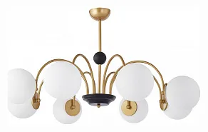 Люстра на штанге Arte Milano AM-Napoli 312066/D940/8 BS/BK