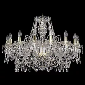 Подвесная люстра Bohemia Ivele Crystal 1411 1411/16/300/G