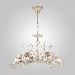 Подвесная люстра Eurosvet Афелия 60021/6 белый с золотом