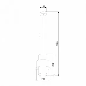 Подвесной светильник TK Lighting Calisto 849 Calisto