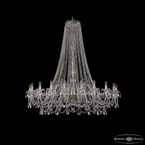 Подвесная люстра Bohemia Ivele Crystal 1411 1411/20/530/h-157 G