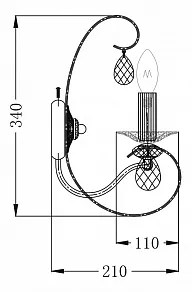 Бра Maytoni Tango ARM280-01-R