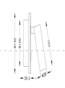 Бра Maytoni Ios 176 C176-WL-01-6W-MG