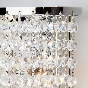 Бра Eurosvet Cinila 3102/2 хром/прозрачный хрусталь Strotskis