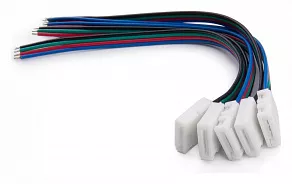 Соединитель лент гибкий Elektrostandard Аксессуары для светодиодных лент 12/24V Коннектор для ленты Бегущая волна гибкий односторонний (5pkt)