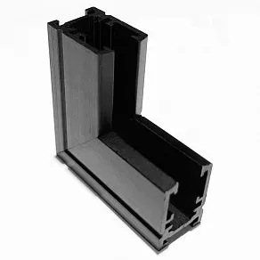 Соединитель угловой внутренний для треков накладных Luminotti ULTRASLIM L.600.5.BK