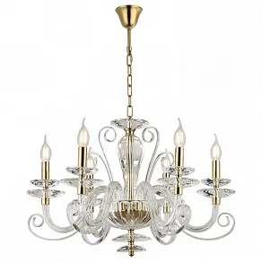 Подвесная люстра Newport ANNABELLE 8576/C gold polished