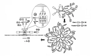 Люстра на штанге Globo Vida 63160-5