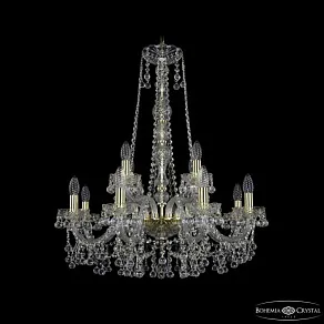 Подвесная люстра Bohemia Ivele Crystal 1409 1409/8+4/240/h-77 G