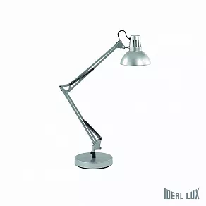 Настольная лампа офисная Ideal Lux Wally WALLY TL1 ARGENTO