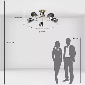 Потолочная люстра De City Вита 2 220014005