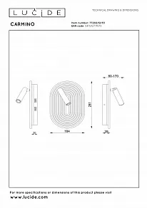 Бра Lucide CARMINO 77292/12/33