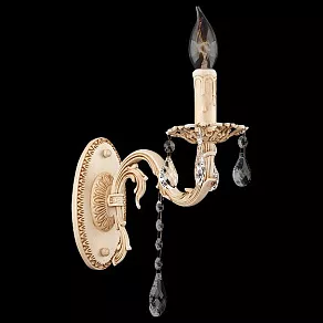 Бра Eurosvet 3139 3139/1 бежевый/прозрачный хрусталь Strotskis