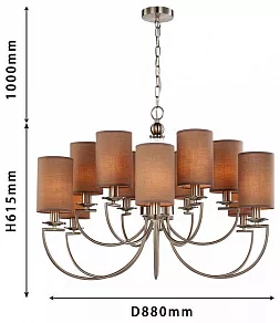 Подвесная люстра Favourite Argo 2934-12P