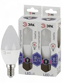 Лампа светодиодная Эра Стандарт E14 9Вт 6000K LED B35-9W-860-E14