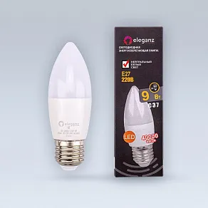 Лампа светодиодная Eleganz  E27 9Вт 4500K 1391