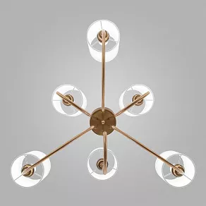 Люстра на штанге Eurosvet Abbey 60164/6 латунь