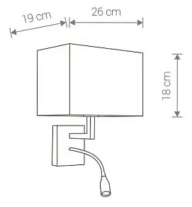 Бра с подсветкой Nowodvorski Hotel 9302